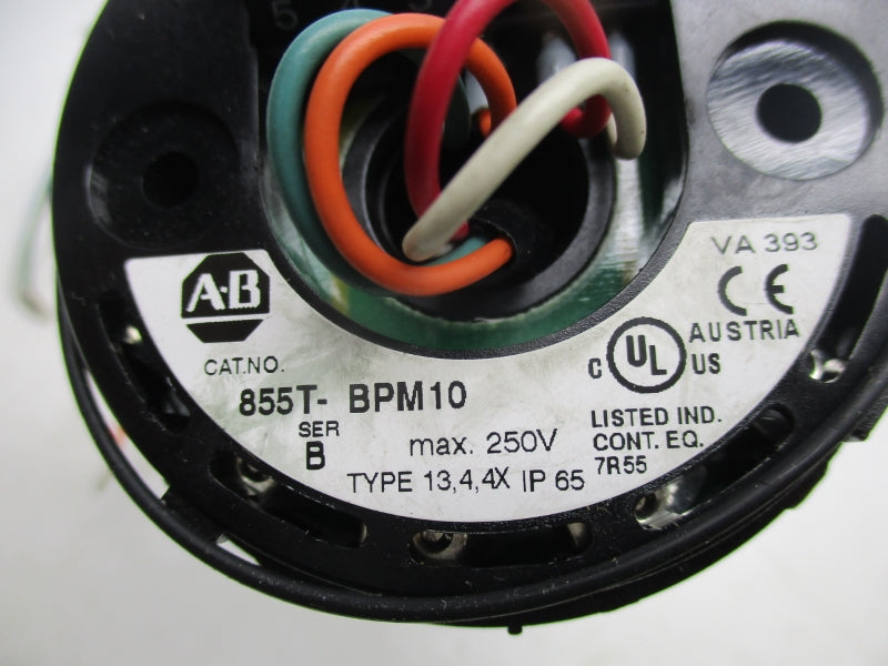 ALLEN BRADLEY 855T-BPM10 SER. B 250V UNMP