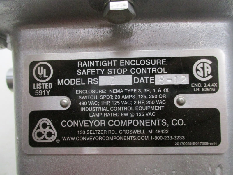 CONVEYOR COMPONENTS RS2 480VAC 20A NSNP