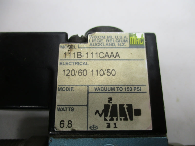 MAC 111B-111CAAA 110/120V 150PSI UNMP