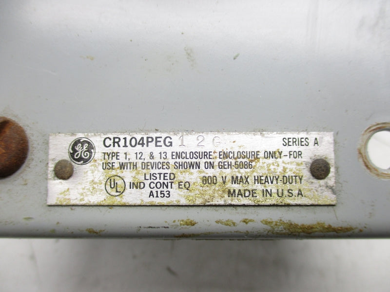 GENERAL ELECTRIC CR104PEG12G SER. A 600V (AS PICTURED) UNMP