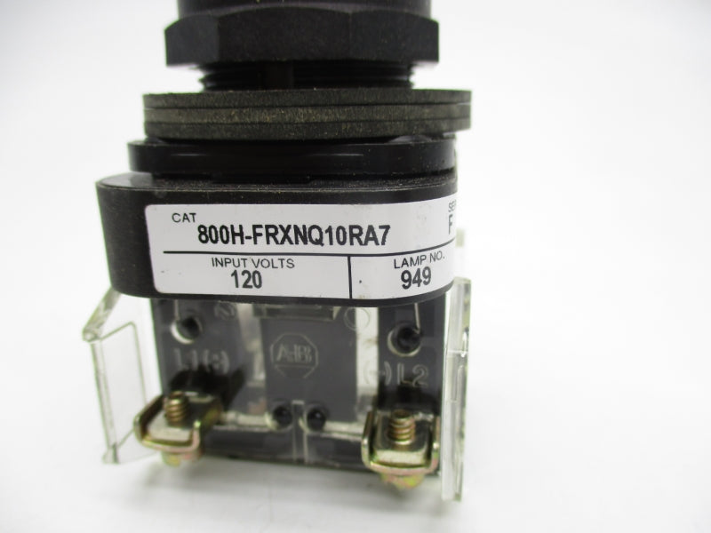 ALLEN BRADLEY 800H-FRXNQ10RA7 SER. F 120V NSNP