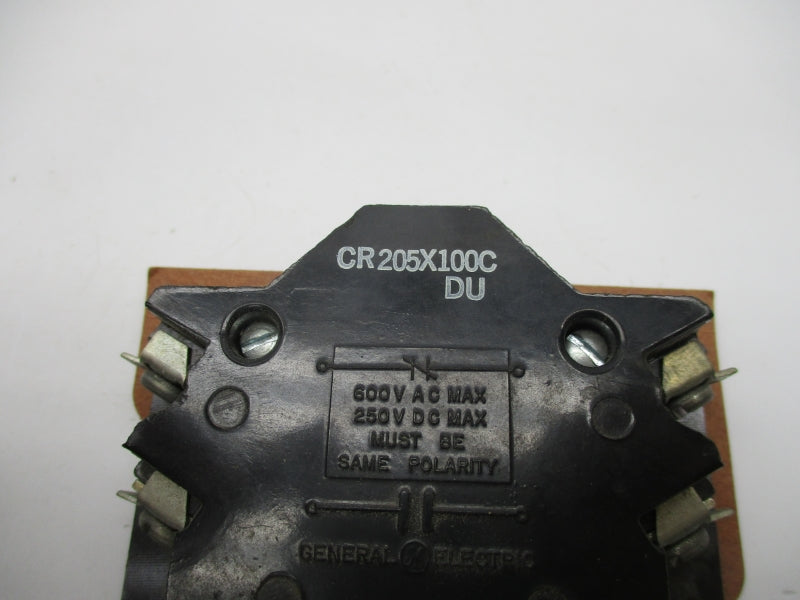 GENERAL ELECTRIC CR205X100CDU 600VAC NSNP