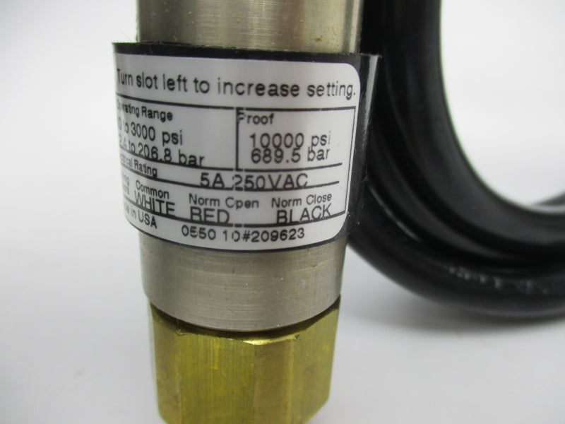 UNITED ELECTRIC CONTROLS 10-E14 250VAC 5A 10000PSI NSNP