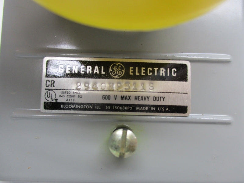 GENERAL ELECTRIC 2940NP311S 600V NSNP