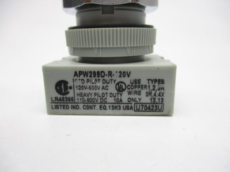 IDEC APW299D-R-120V 120-600VAC NSNP
