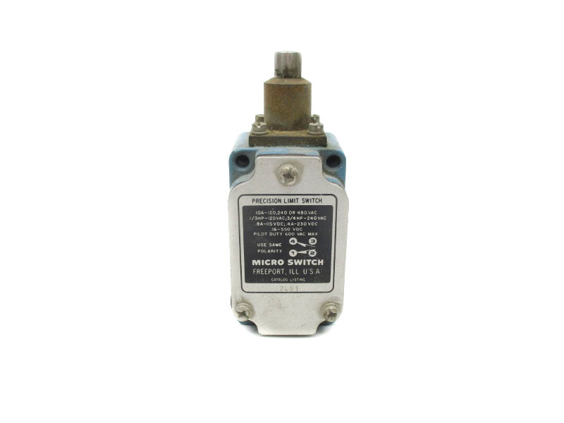 MICRO SWITCH 2LS1 600VAC 10A UNMP