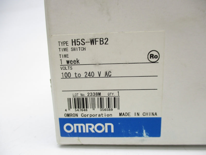 OMRON H5S-WFB2 100-240VAC 15A NSMP