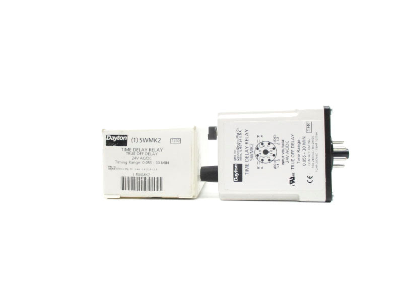 DAYTON 5WMK2 24VAC/DC 10A 0.05S-30MIN NSMP