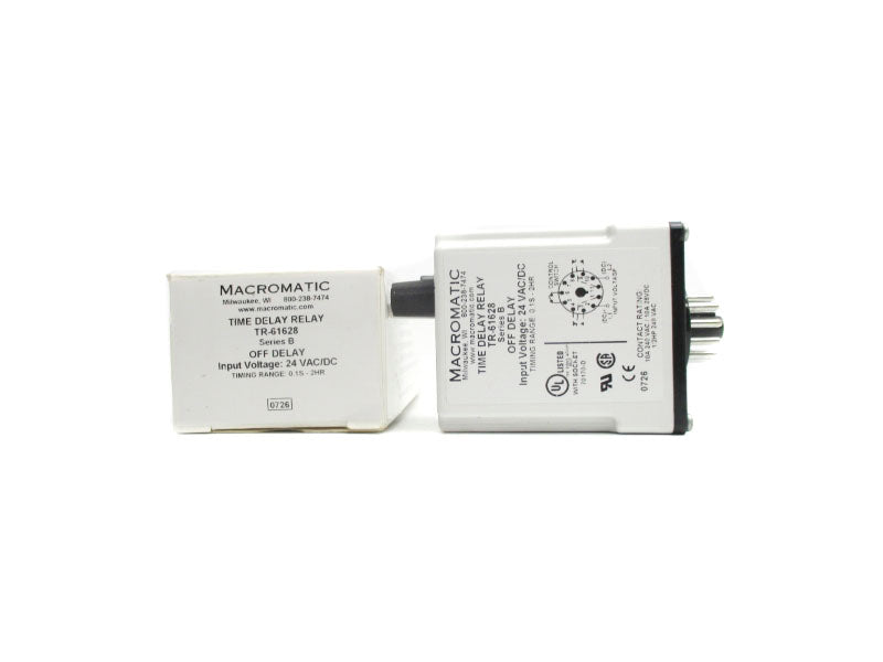 MACROMATIC TR-61628 SER. B 24VAC/DC 10A 0.1S-2HR NSMP