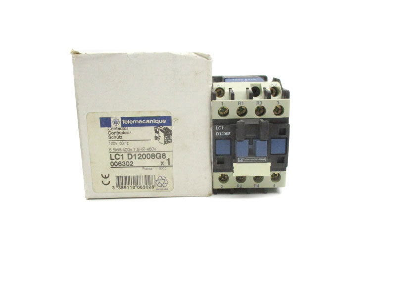 TELEMECANIQUE LC1D12008G6 120V 25A NSMP