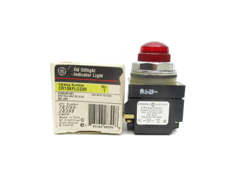 GENERAL ELECTRIC CR104PLG22R 120VAC/DC NSMP