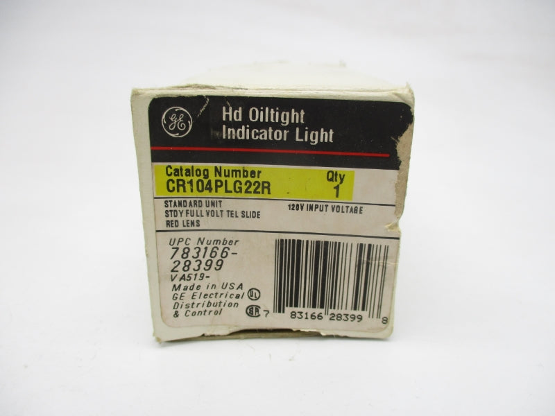 GENERAL ELECTRIC CR104PLG22R 120VAC/DC NSMP