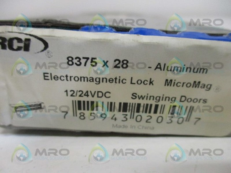 RCI 8375x28 MINIMAG ALUMINUM ELECTROMAGNETIC LOCK *NEW IN BOX*
