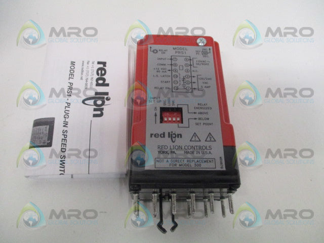 RED LION CONTROLS PRS10101 PLUG-IN SPEED SWITCH RELAY *NEW IN BOX*