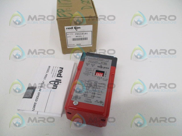 RED LION CONTROLS PRS10101 PLUG-IN SPEED SWITCH RELAY *NEW IN BOX*