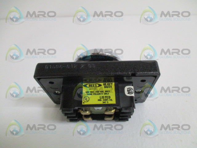 REES 01508-012 MUSHROOM PLUNGER SWITCH *NEW NO BOX*