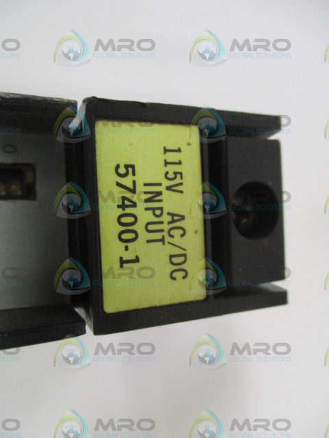 RELIANCE ELECTRIC 57400-1 115V AC/DC INPUT MODULE *USED*