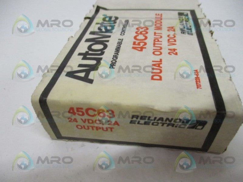 RELIANCE ELECTRIC 45C63 DUAL OUTPUT MODULE *FACTORY SEALED*