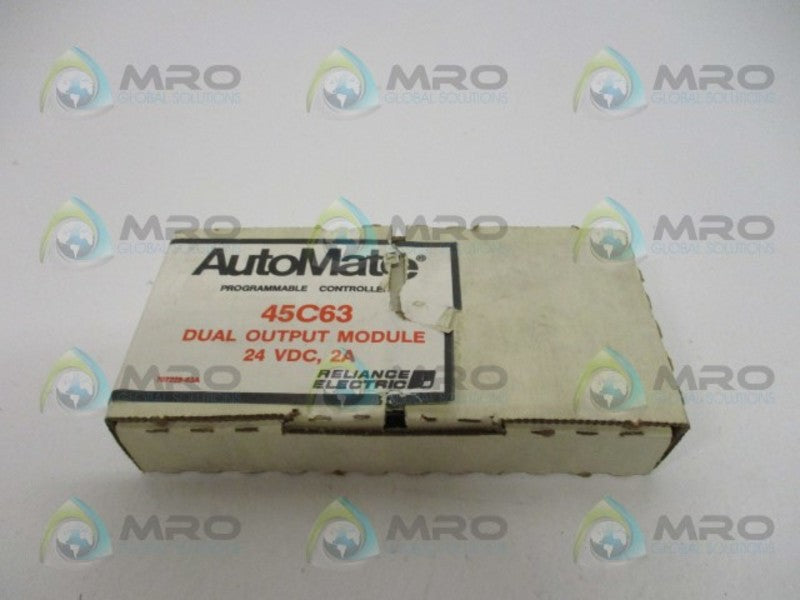 RELIANCE ELECTRIC 45C63 DUAL OUTPUT MODULE *NEW IN BOX*