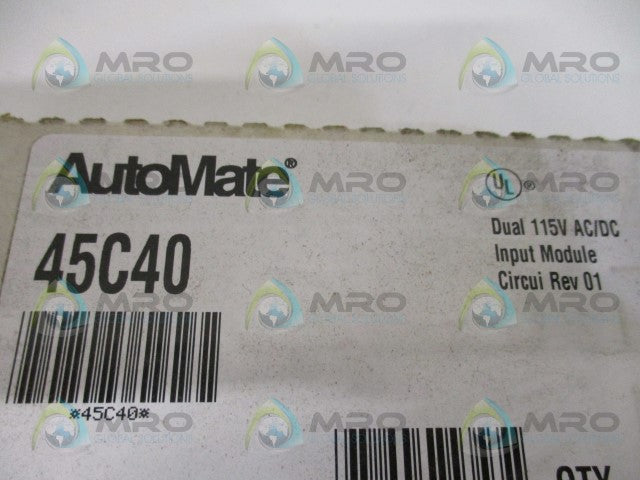 RELIANCE ELECTRIC AUTOMATE 45C40 DUAL INPUT MODULE *NEW IN BOX*