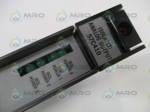 RELIANCE ELECTRIC 57410-D ISOLATED ANALOG OUTPUT MODULE *USED*