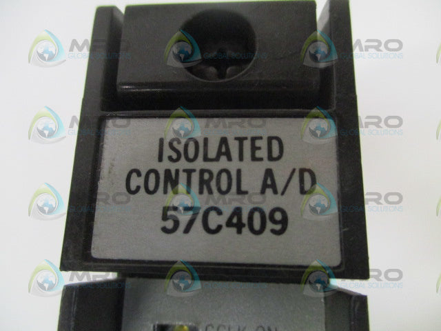 RELIANCE ELECTRIC 57409-E ISOLATED ANALOG INPUT MODULE *USED*