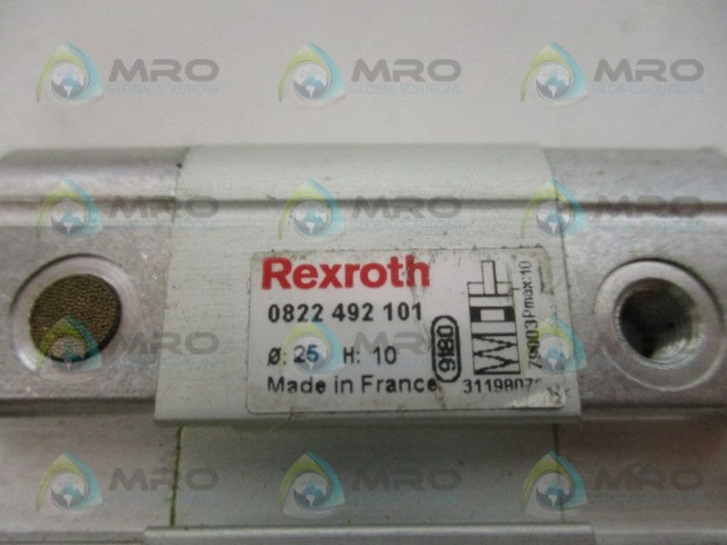 REXROTH 0822492101 PNEUMATIC CYLINDER *NEW NO BOX*