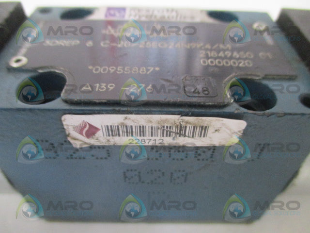 REXROTH 3DREP6C-20/25EG24N9K4/M PROPORTIONAL PRESSURE REDUCING VALVE *USED*