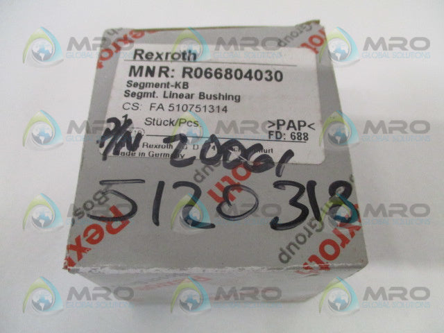 REXROTH R066804030 LINEAR BUSHING *NEW IN BOX*