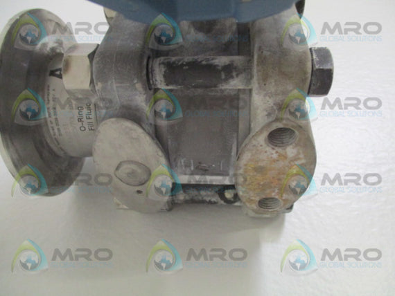 ROSEMOUNT 1151GP7S22S1 PRESSURE TRANSMITTER 0-300 PSI *USED*