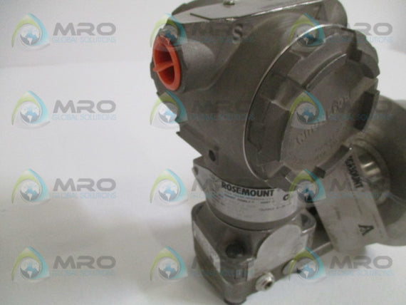 ROSEMOUNT 3051CG2A22A1JS1 PRESSURE TRANSMITTER 0-250" H2O *USED*
