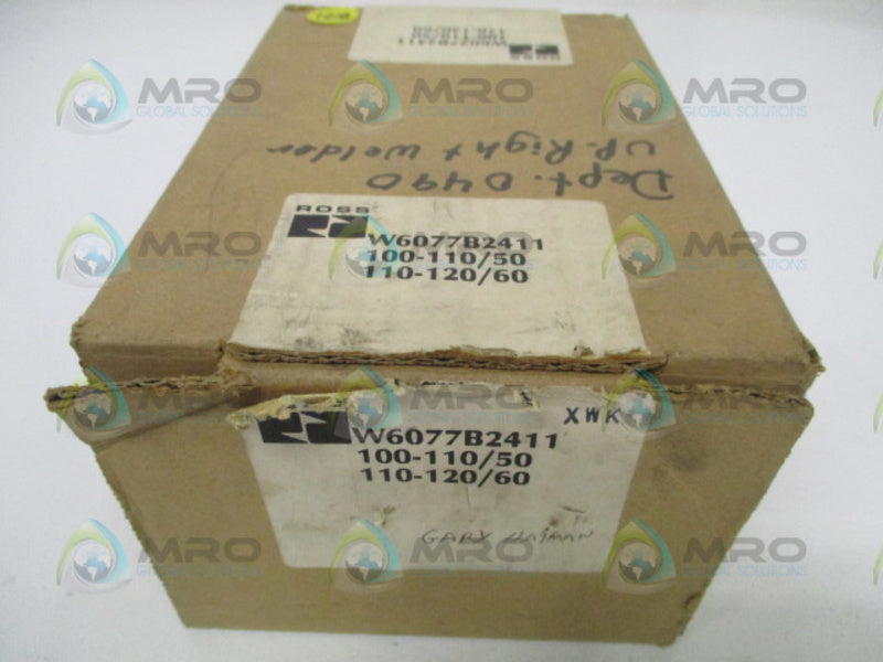ROSS W6077B2411 POSITION VALVE *NEW IN BOX*