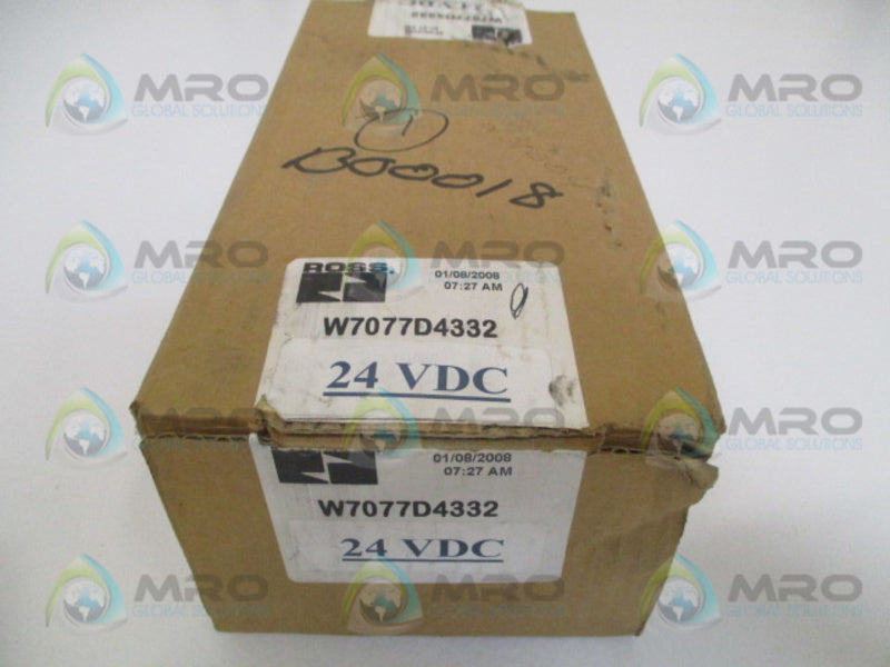 ROSS W7077D4332 PNEUMATIC VALVE *NEW IN BOX*