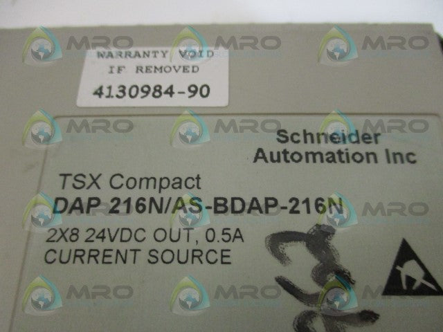 SCHNEIDER AEG TSX COMPACT DAP216N/AS-BDAP-216N OUTPUT MODULE *NEW IN BOX*