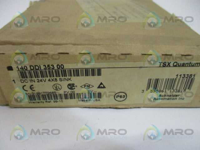SCHNEIDER TSX QUANTUM 140DDI35300 INPUT MODULE *NEW IN BOX*