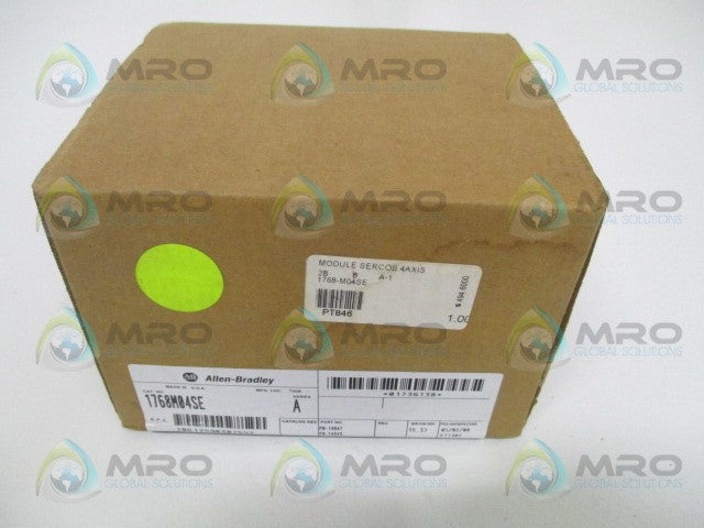 ALLEN BRADLEY COMPACTLOGIX 1768-M04SE SER. A  F/W 15.37 DATE2008*FACTORY SEALED*