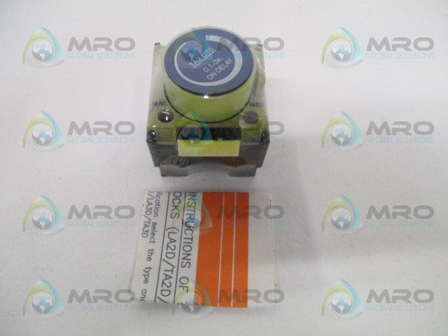 SHAMROCK CONTROLS TA2DT0 TIME DELAY BLOCK 0.1-3s *NEW IN BOX*