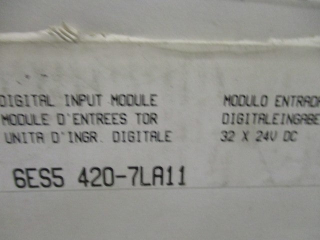 SIEMENS SIMATIC S5 6ES5420-7LA11 DIGITAL INPUT MODULE *NEW IN BOX*