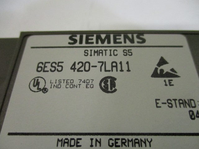SIEMENS SIMATIC S5 6ES5420-7LA11 DIGITAL INPUT MODULE *NEW IN BOX*