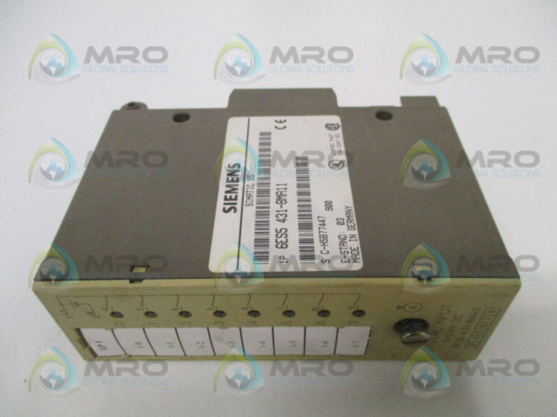 SIEMENS SIMATIC S5 6ES5431-8MA11 DIGITAL INPUT MODULE *USED*