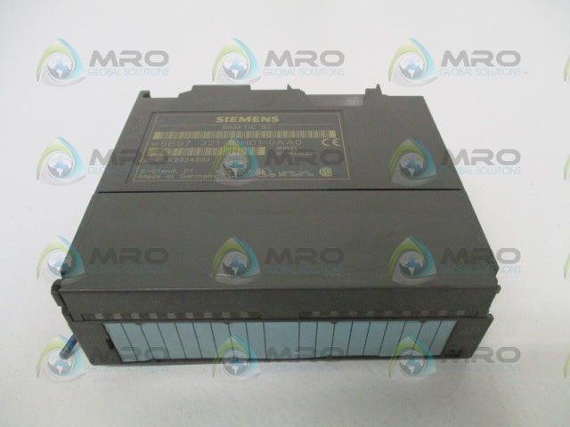 SIEMENS SIMATIC S7 6ES7321-1BH01-0AA0 I/O MODULE (AS PICTURED) *USED*
