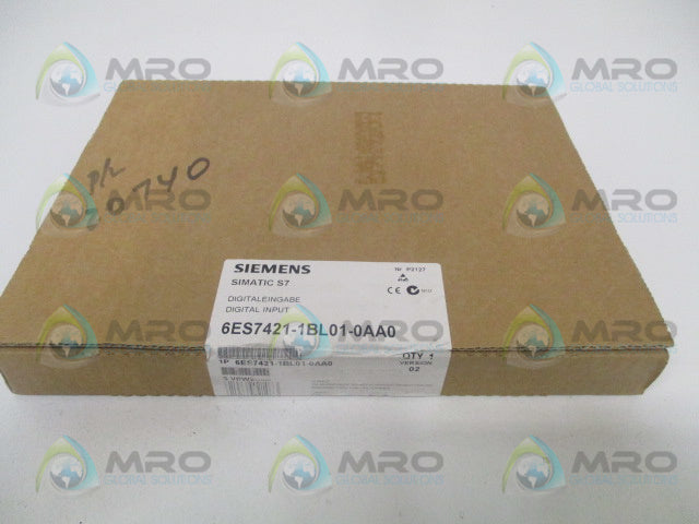 SIEMENS SIMATIC S7 6ES7421-1BL01-0AA0 DIGITAL INPUT MODULE *FACTORY SEALED*