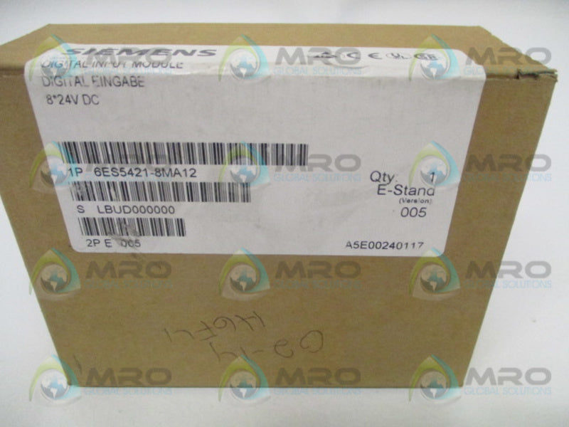 SIEMENS SIMATIC 6ES5421-8MA12 DIGITAL INPUT MODULE * FACTORY SEALED *