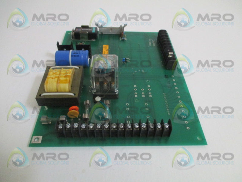 S.J. CONTROLS EBU-PS/R-5 POWER SUPPLY BOARD *USED*