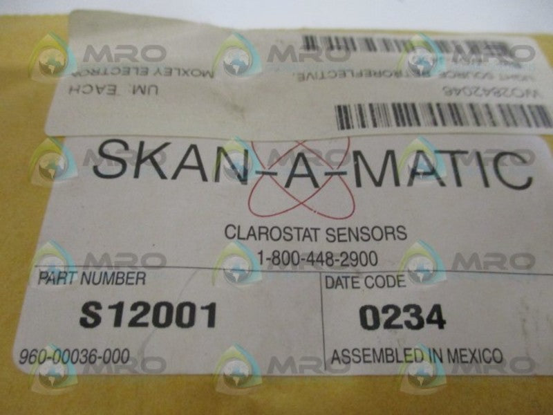 SKAN-A-MATIC S12001 PHOTOELECTRIC SENSOR *NEW IN ORIGINAL PACKAGE*