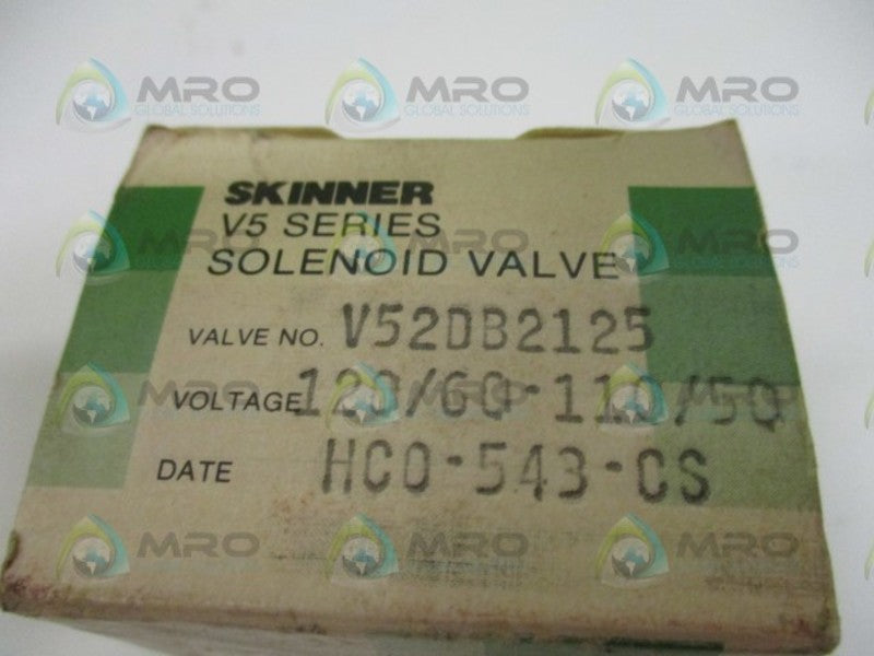 SKINNER V52DB2125 SOLENOID VAVLE *NEW IN BOX*