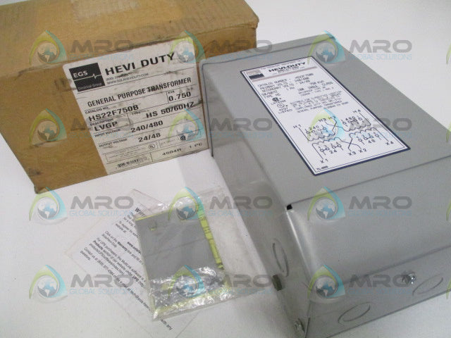 SOLA HS22F750B BUCK-BOOST TRANSFORMER 240/480V *NEW IN BOX*