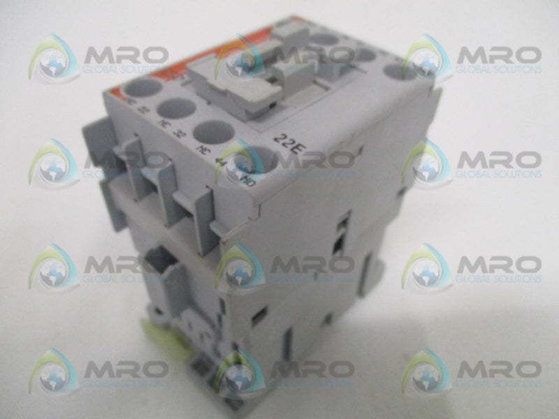 SPRECHER+SCHUH CS7-22E CONTROL RELAY 110/120V *USED*