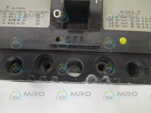 SQUARE D FHP36100 CIRCUIT BREAKER 100A *USED*