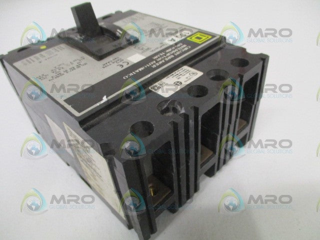 SQUARE D FHP36100 CIRCUIT BREAKER 100A *USED*